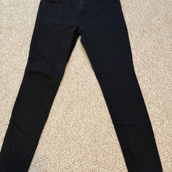 American Eagle super stretch high-rise black jegging. Size 4 short. - Picture 5 of 6